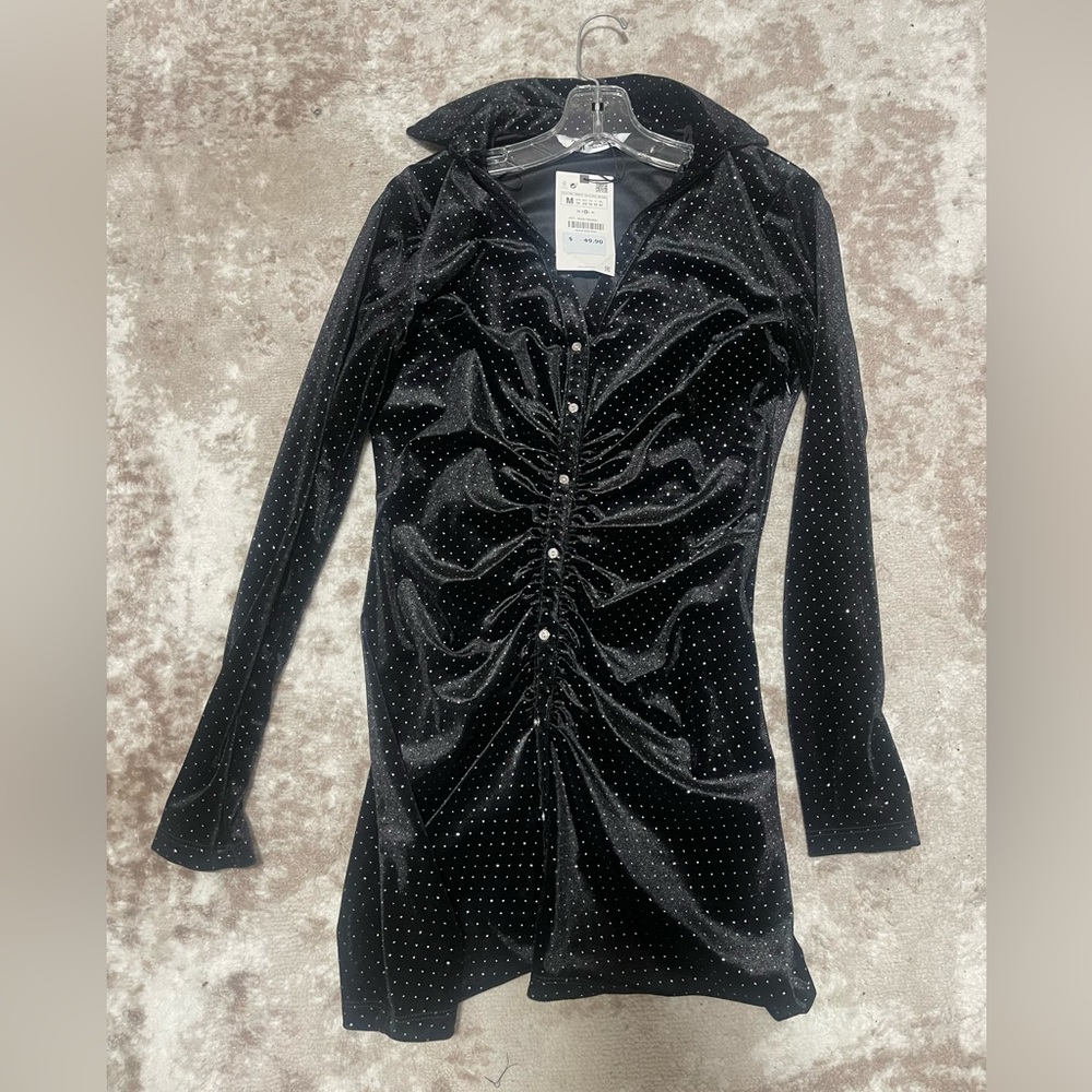 Zara Black mini dress